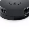 DELL DA300 Vadu USB 3.2 Gen 2 (3.1 Gen 2) Type-C melns