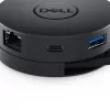 DELL DA300 Vadu USB 3.2 Gen 2 (3.1 Gen 2) Type-C melns