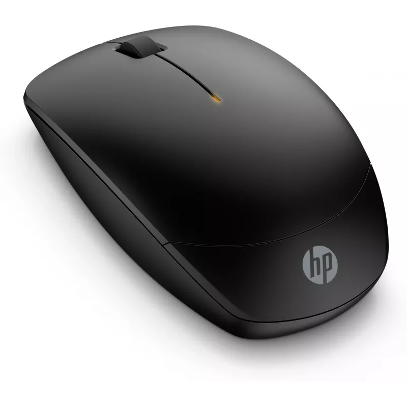 HP 235 plāns bezvadu pele, piemērota abām rokām, optiskā, RF bezvadu, 1600 DPI, melna