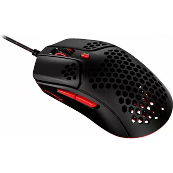 HyperX Pulsefire Haste - Spēļu pele (melna-sarkana)