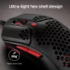 HyperX Pulsefire Haste - Spēļu pele (melna-sarkana)