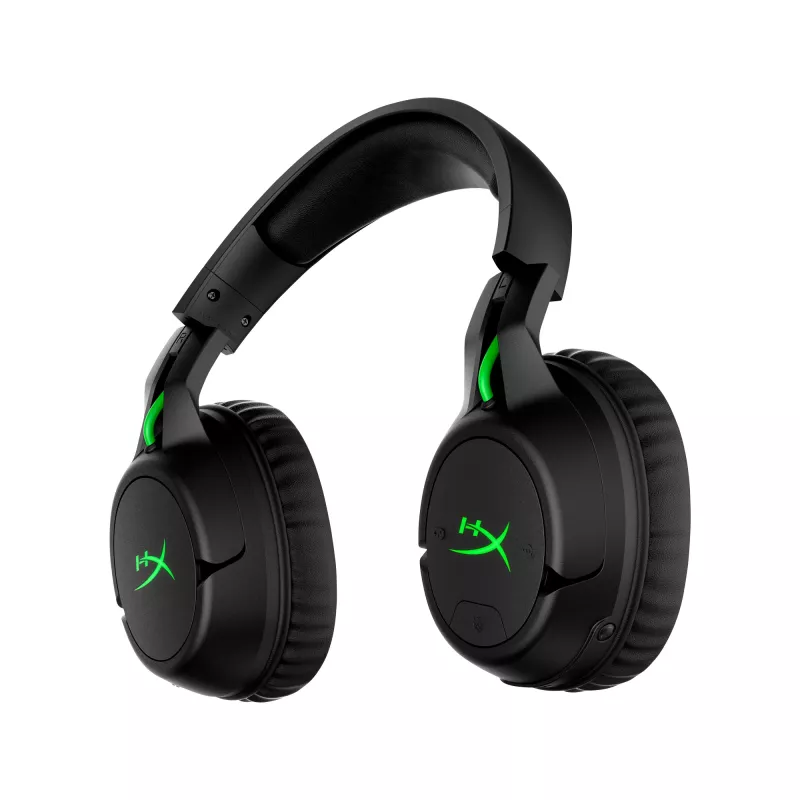 HyperX CloudX Flight - bezvadu spēļu austiņas (melnas-zaļas) - Xbox