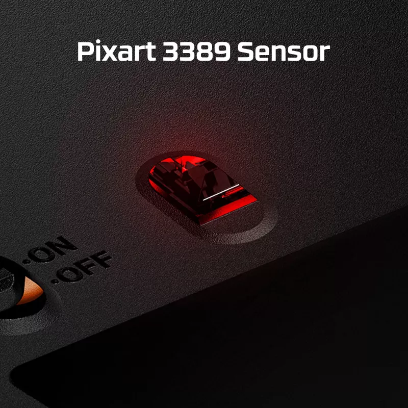 HyperX Pulsefire Dart - bezvadu spēļu pele (melnā krāsā)