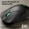 HyperX Pulsefire Dart - bezvadu spēļu pele (melnā krāsā)