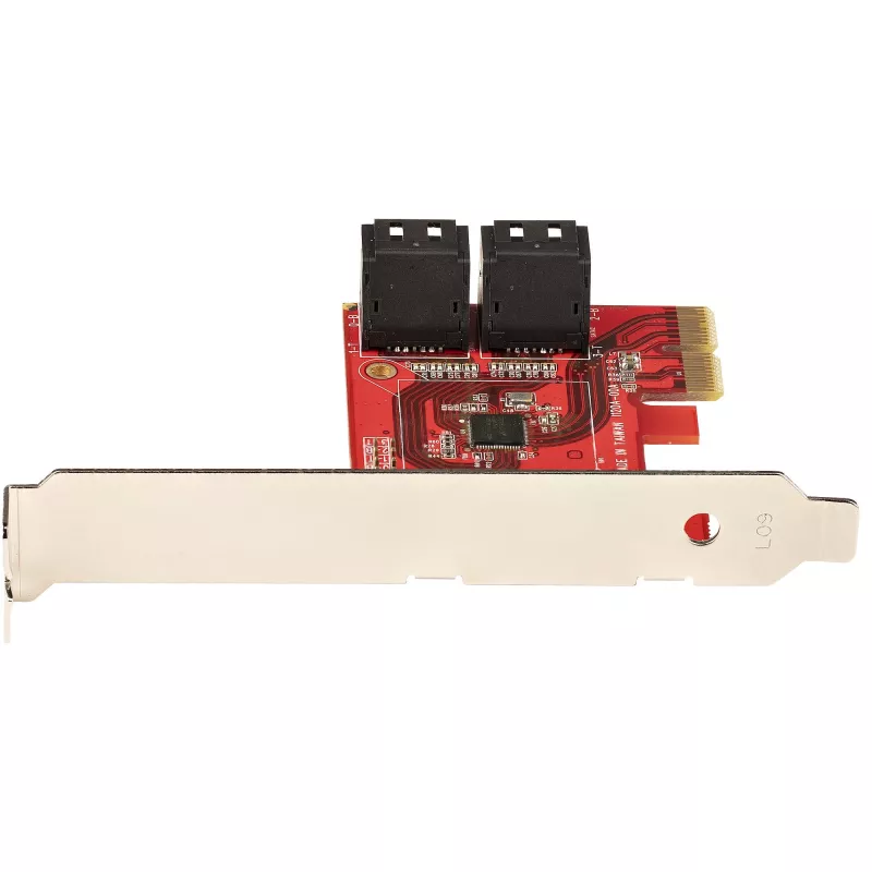 StarTech.com SATA PCIe karte - 4-portu PCIe SATA paplašināšanas karte - 6Gbps - zema profila kronšteins - novietoti viens virs otra SATA savienotāji - ASM1164 bez RAID - PCI Express uz SATA pārveidotājs