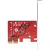 StarTech.com SATA PCIe karte - 4-portu PCIe SATA paplašināšanas karte - 6Gbps - zema profila kronšteins - novietoti viens virs otra SATA savienotāji - ASM1164 bez RAID - PCI Express uz SATA pārveidotājs