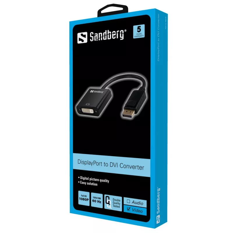 Adapteris DisplayPort uz DVI Sandberg