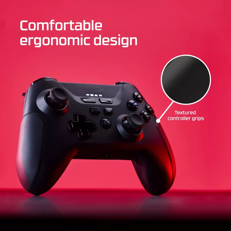 HyperX Clutch - bezvadu spēļu kontrolieris (melns) - mobilajām ierīcēm un datoram