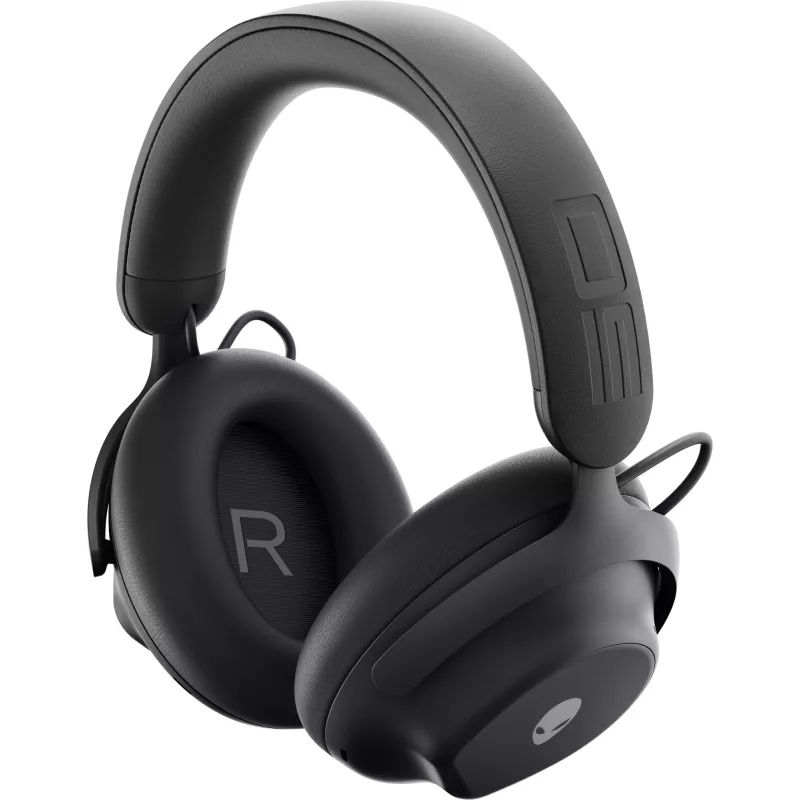 Alienware PRO-HS-G-DEAM austiņas/headsets Vadu un bezvadu Galvas saite Spēlēm USB Type-C Bluetooth Melns