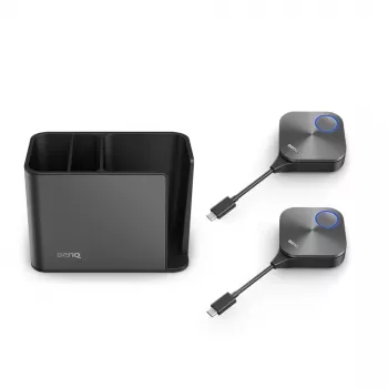 Bezvadu prezentāciju sistēma BenQ TZY61 Desktop, melna, ABS/alumīnija/PC korpuss, 67×67×23,2 mm