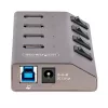 StarTech.com 4 portu pašdarbināms USB-C centrmezgls ar individuāliem ieslēgšanas/izslēgšanas slēdžiem, USB 3.0 5 Gbps paplašināšanas centrmezgls ar barošanas bloku, galddatora/klēpjdatora USB-C uz USB-A centrmezgls, USB Type-C centrmezgls ar BC 1.2
