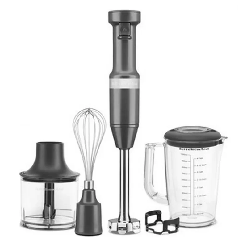 KitchenAid 5KHBV83EDG 1 L iegremdējamais blenderis 180 W Pelēks