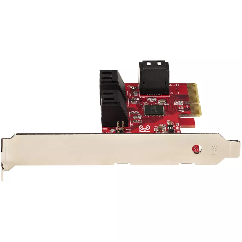 StarTech.com SATA PCIe karte - 6 portu PCIe SATA paplašināšanas karte - 6 Gbps - zema/pilna profila - virknes SATA savienotāji - ASM1166 bez RAID - PCI Express uz SATA pārveidotājs