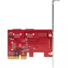StarTech.com SATA PCIe karte - 6 portu PCIe SATA paplašināšanas karte - 6 Gbps - zema/pilna profila - virknes SATA savienotāji - ASM1166 bez RAID - PCI Express uz SATA pārveidotājs