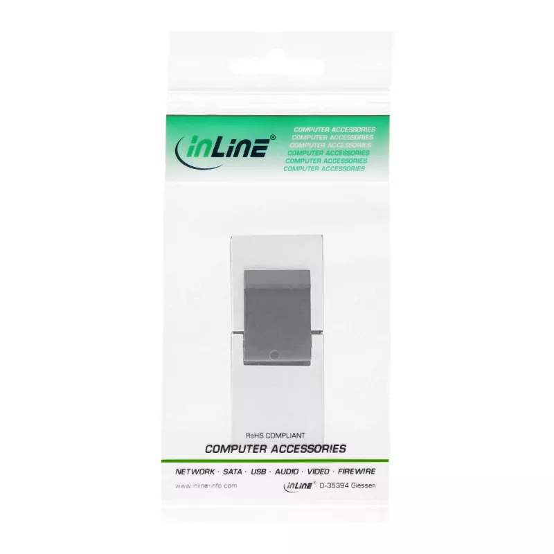 InLine RJ45 sieviešu dzimuma ieliktnis SNAP-In Cat.5e