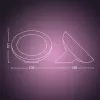 Viedā galda lampa Philips Hue balta and colour ambience Bloom