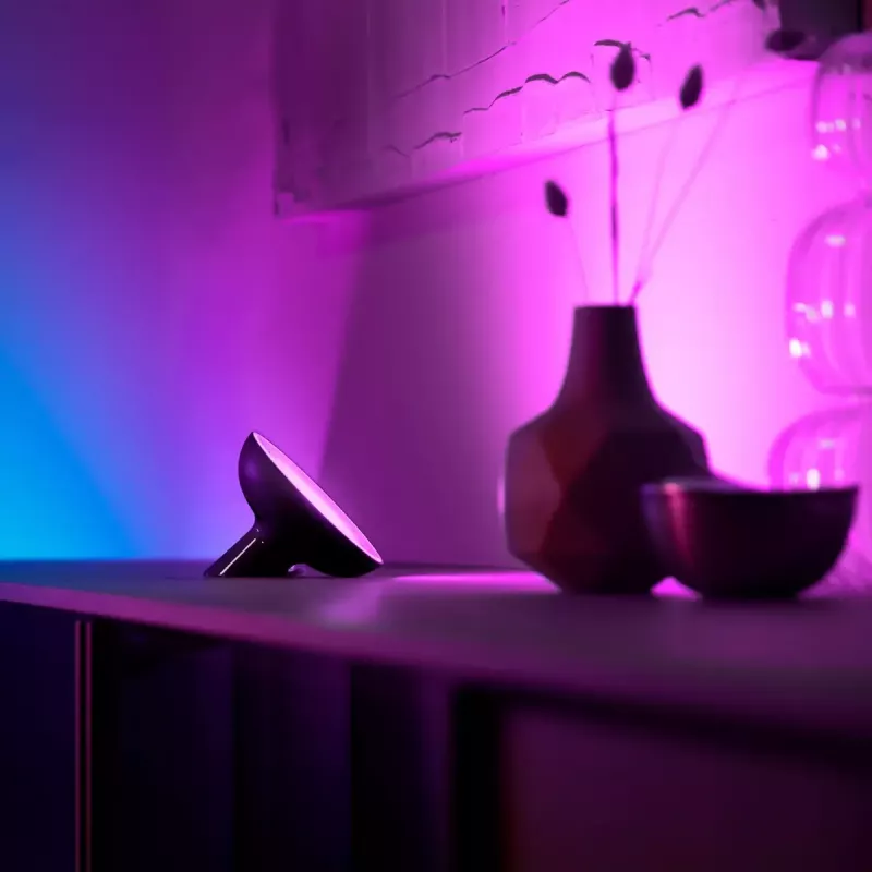 Viedā galda lampa Philips Hue balta and colour ambience Bloom