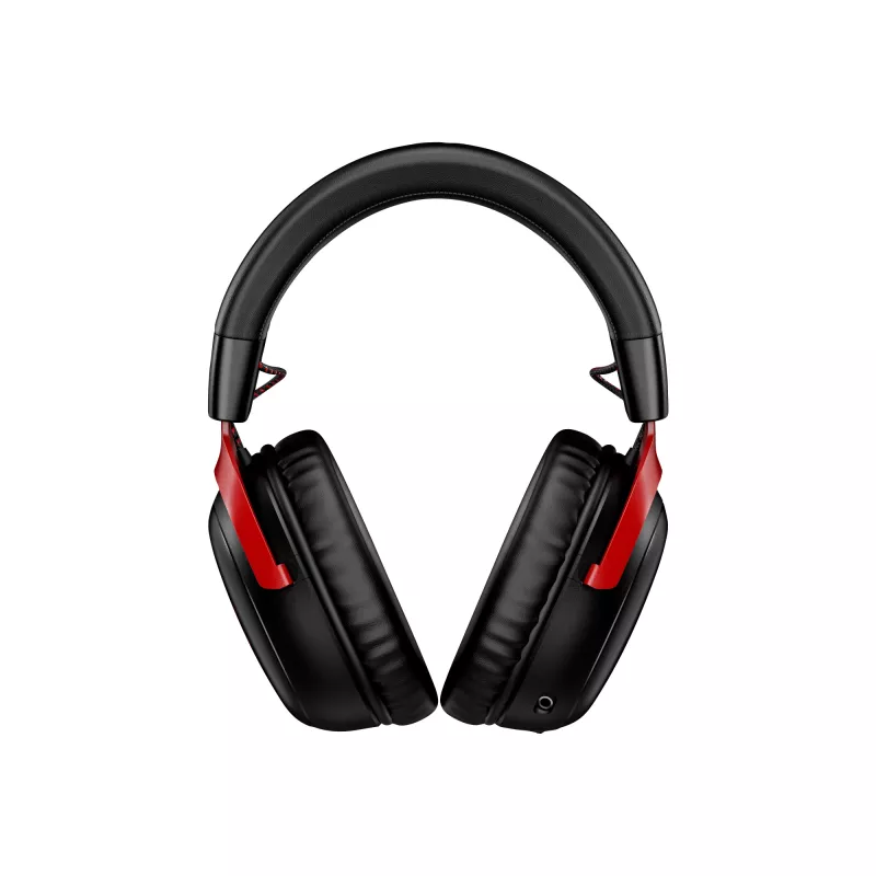 HyperX Cloud III Wireless - spēļu austiņas, melnas; sarkanas, Ķīna, apļveida, slēgtas, aktīva, 155 mm