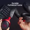 HyperX Cloud III Wireless - spēļu austiņas, melnas; sarkanas, Ķīna, apļveida, slēgtas, aktīva, 155 mm