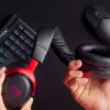 HyperX Cloud III Wireless - spēļu austiņas, melnas; sarkanas, Ķīna, apļveida, slēgtas, aktīva, 155 mm