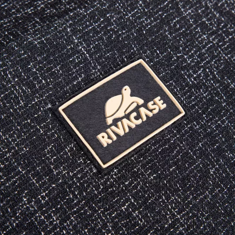Ziņneša soma Rivacase 7931 39,6 cm 15,6 collas Melna Balta
