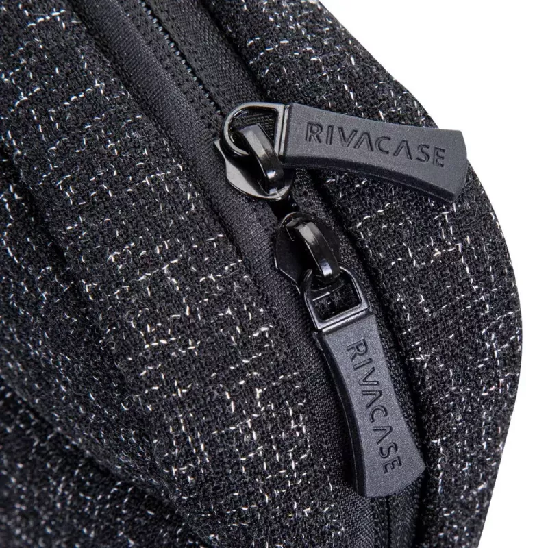 Ziņneša soma Rivacase 7931 39,6 cm 15,6 collas Melna Balta