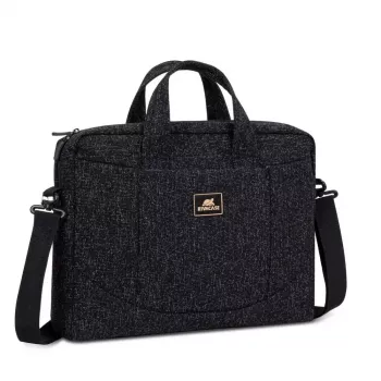 Ziņneša soma Rivacase 7931 39,6 cm 15,6 collas Melna Balta