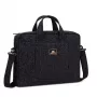Ziņneša soma Rivacase 7931 39,6 cm 15,6 collas Melna Balta