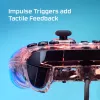 HyperX Clutch Gladiate - vadu spēļu RGB kontrolieris - Xbox, spēļu kontrolieris, Xbox One, Xbox Series X, vadu, USB, USB Type-A, USB Type-C, caurspīdīgs