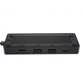 HP USB-C Travel Hub G3 USB-C centrmezgls, platums 116 mm, dziļums 41,9 mm, augstums 14,5 mm