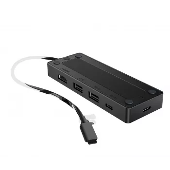 HP USB-C Travel Hub G3 USB-C centrmezgls, platums 116 mm, dziļums 41,9 mm, augstums 14,5 mm
