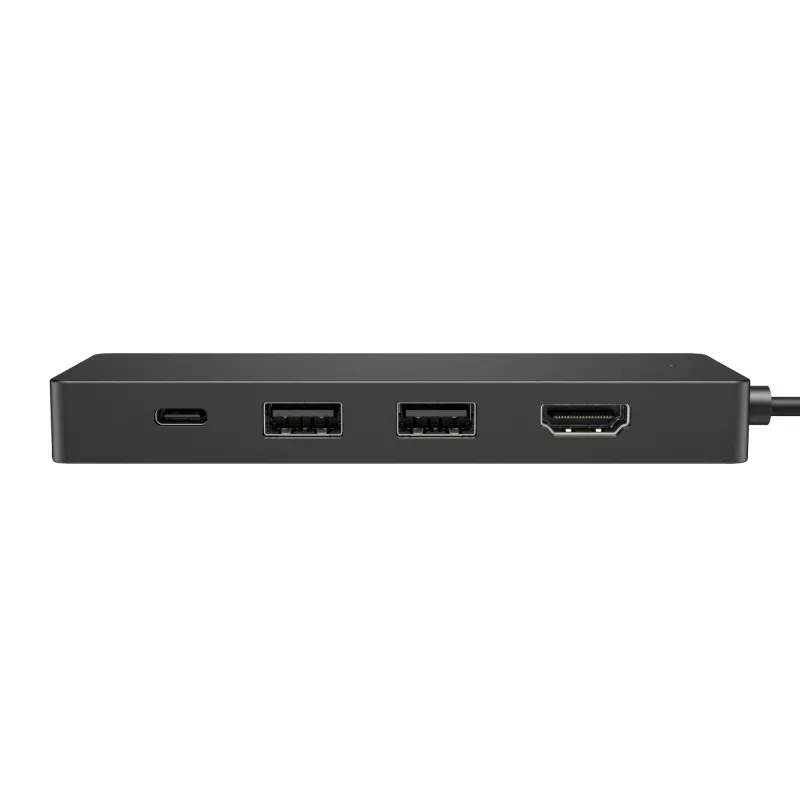 HP USB-C Travel Hub G3 USB-C centrmezgls, platums 116 mm, dziļums 41,9 mm, augstums 14,5 mm