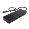 HP USB-C Travel Hub G3 USB-C centrmezgls, platums 116 mm, dziļums 41,9 mm, augstums 14,5 mm