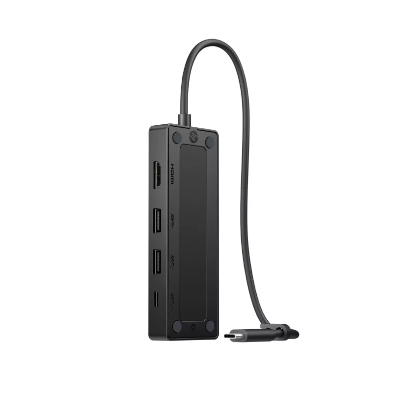 HP USB-C Travel Hub G3 USB-C centrmezgls, platums 116 mm, dziļums 41,9 mm, augstums 14,5 mm