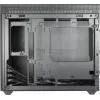 PC Mini Tower korpuss INTER-TECH IM-2 Expander, Mini-ITX/Micro ATX, atbalsta ATX/SFX barošanas blokus, 2,5 collu un 3,5 collu diskus, priekšējie/augšējie ventilatori 120/140 mm, melns