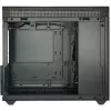 PC Mini Tower korpuss INTER-TECH IM-2 Expander, Mini-ITX/Micro ATX, atbalsta ATX/SFX barošanas blokus, 2,5 collu un 3,5 collu diskus, priekšējie/augšējie ventilatori 120/140 mm, melns