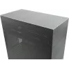 PC Mini Tower korpuss INTER-TECH IM-2 Expander, Mini-ITX/Micro ATX, atbalsta ATX/SFX barošanas blokus, 2,5 collu un 3,5 collu diskus, priekšējie/augšējie ventilatori 120/140 mm, melns