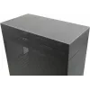 PC Mini Tower korpuss INTER-TECH IM-2 Expander, Mini-ITX/Micro ATX, atbalsta ATX/SFX barošanas blokus, 2,5 collu un 3,5 collu diskus, priekšējie/augšējie ventilatori 120/140 mm, melns