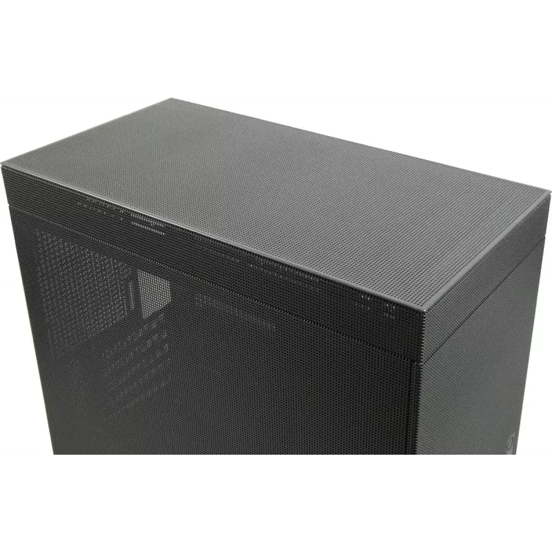 PC Mini Tower korpuss INTER-TECH IM-2 Expander, Mini-ITX/Micro ATX, atbalsta ATX/SFX barošanas blokus, 2,5 collu un 3,5 collu diskus, priekšējie/augšējie ventilatori 120/140 mm, melns