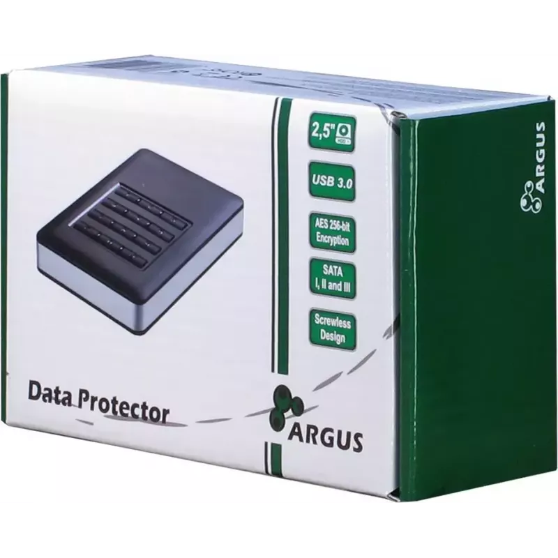 HDD korpuss Inter-Tech GD-25LK01 Alumīnijs Melns 2.5 collas
