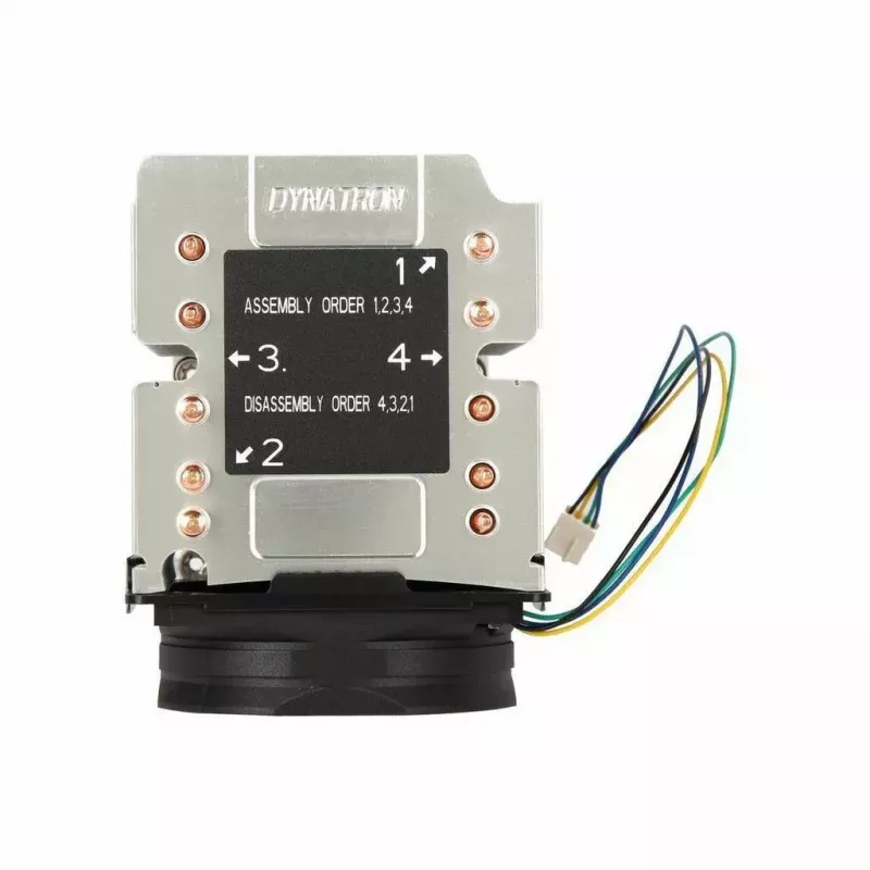 Dzesētājs Inter-Tech 88885423 Procesora dzesēšanas sistēma 8 cm