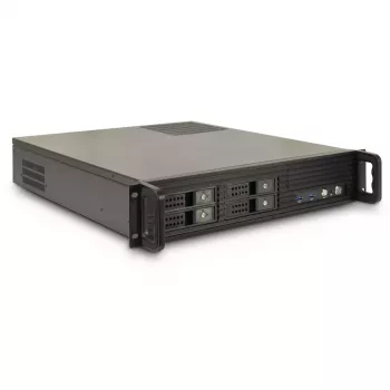 Maksas plaukts Inter-Tech 2U-2504 Melns 480x527x89mm 60mm ventilatori
