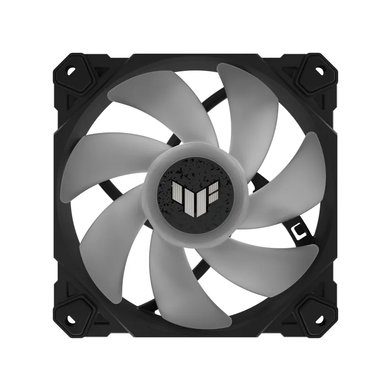 ASUS TUF Gaming TF120 ARGB ventilators - trīskāršu ventilatoru komplekts ar ARGB kontrolieri Datora korpuss Gaisa dzesētājs 12 cm Melns