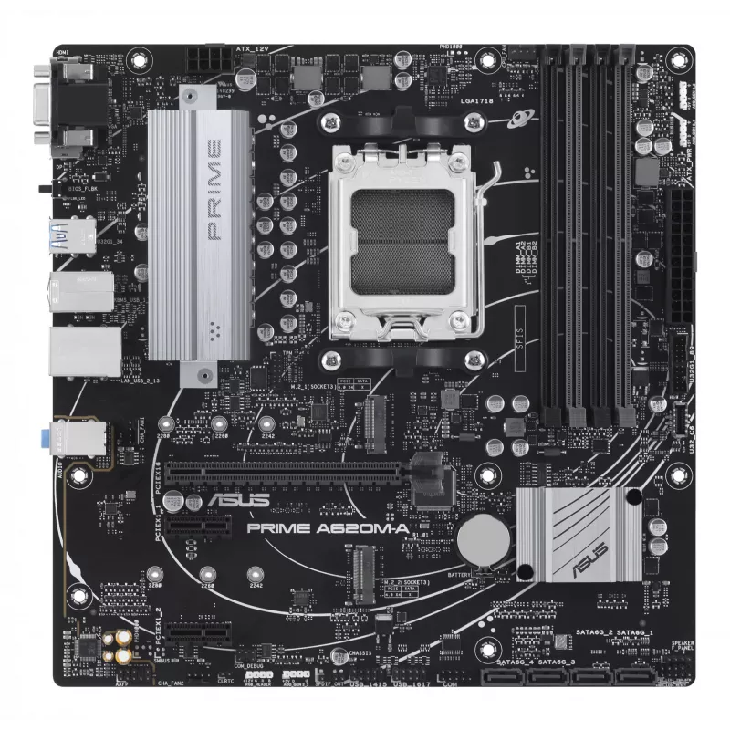 Mātesplate ASUS PRIME A620M-A-CSM AMD A620 Socket AM5 micro ATX