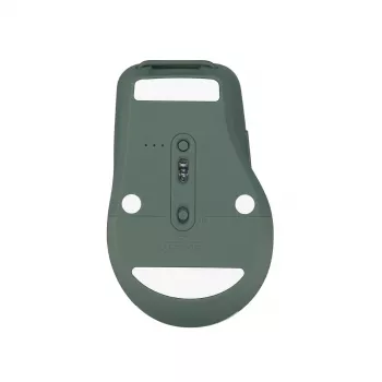 Pele ASUS SmartO MD200 Silent Plus — piemērota abām rokām RF bezvadu + Bluetooth, optiskā 4200 DPI, 6 pogas, zaļa