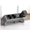 Kontaktligzda USB A + USB C Bachmann 917.229 Melna 3A