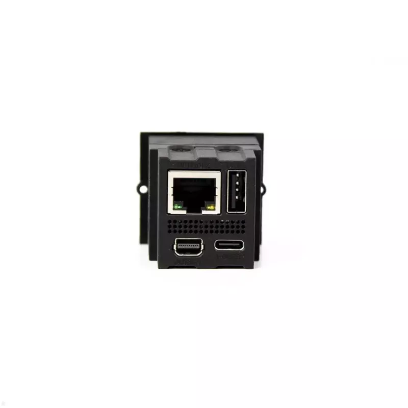 Kontaktligzda USB A + USB C Bachmann 917.229 Melna 3A