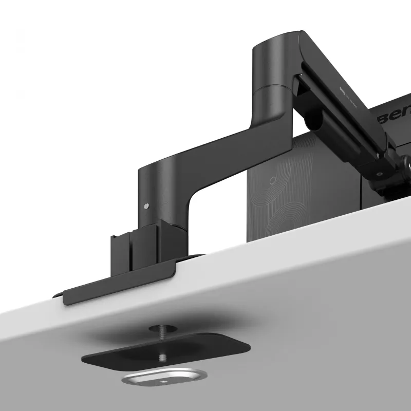 Monitora kronšteins BenQ BSH01 — Ergo Arm, regulējams augstumā, VESA saderīgs, melns