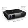 BenQ W4100i Standard throw projector 3200 ANSI lumens DLP UHD 4K (3840x2160) 3D Melns