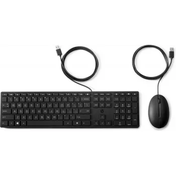 Vadu tastatūra un pele HP Wired Desktop 320MK